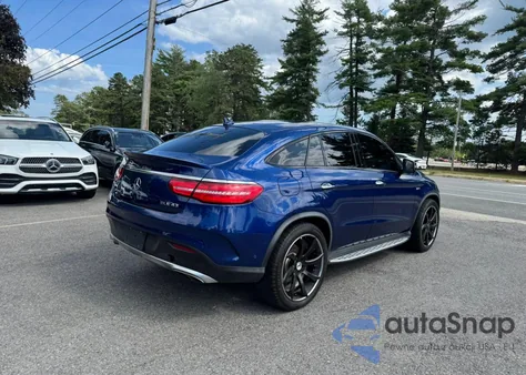 2018 Mercedes-Benz Gle Coupe 43 Amg из США, поврежденный, VIN 4JGED6EB1JA104379